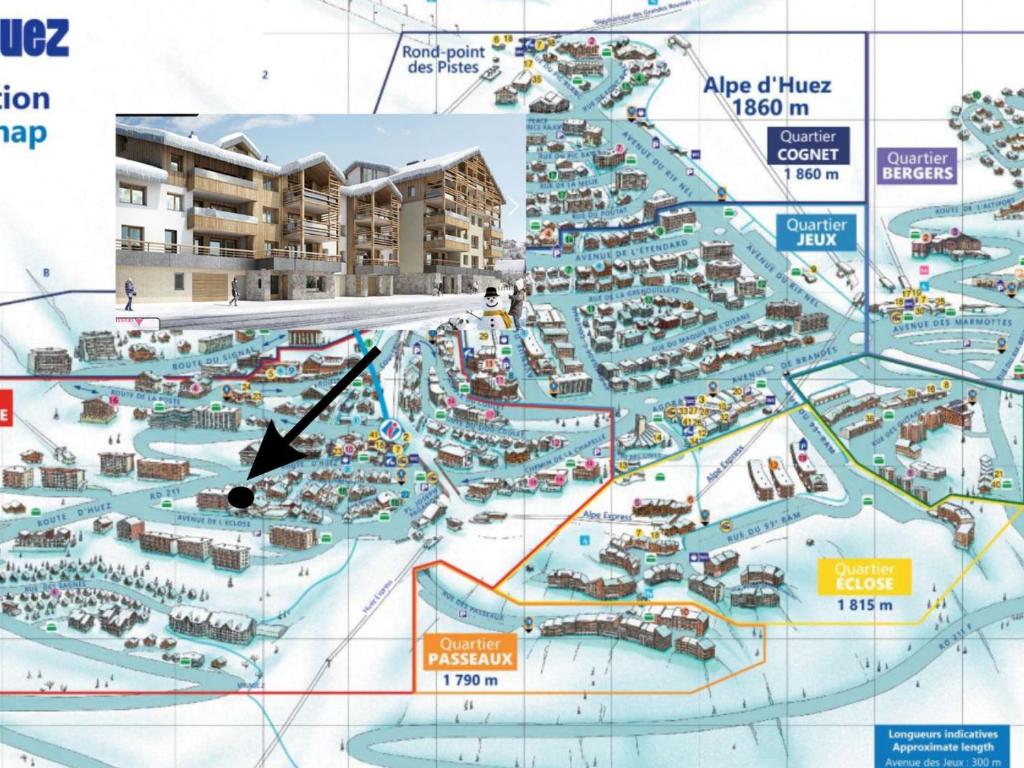 Appartement moderne avec parking dans Les Fermes de l'Alpe - FR-1-645-65 - 2
