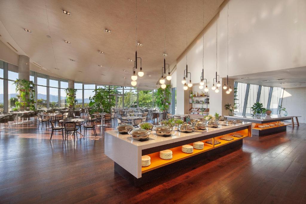 Dining area with view at Ananti at Namhae