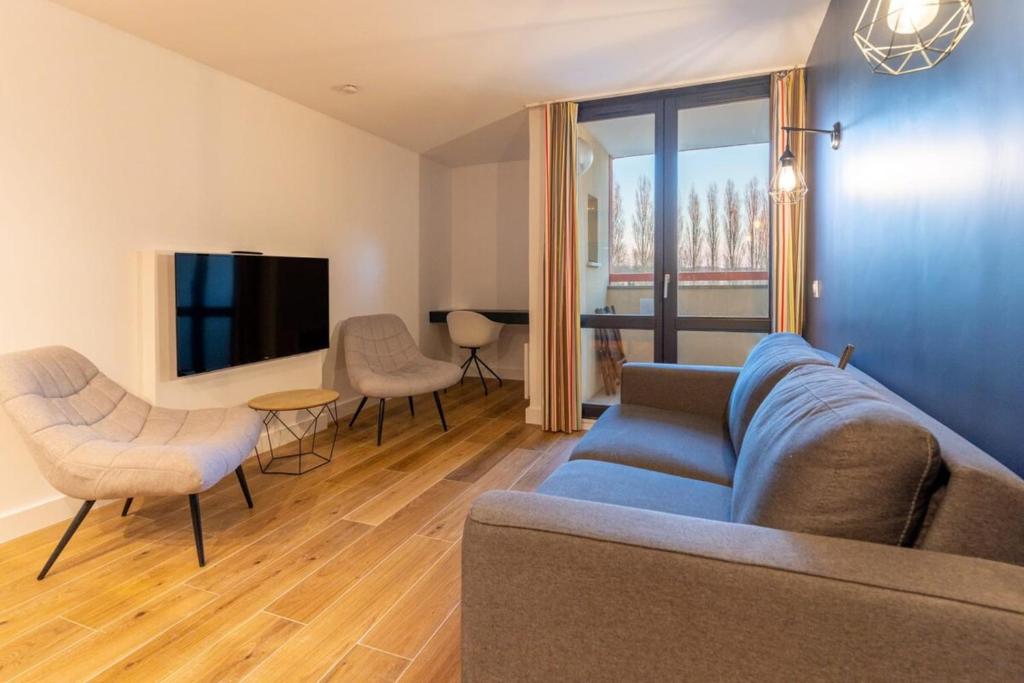 Appartement rénové pour 5 pers avec piscine tennis et parking 232 - 5