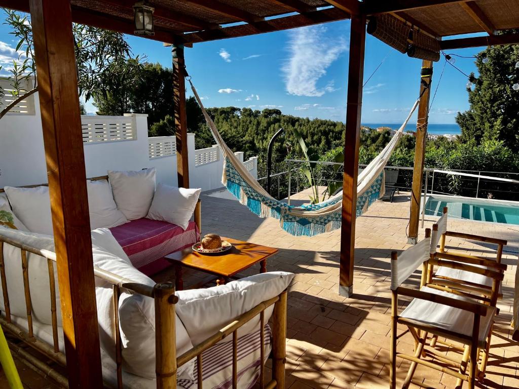House with swimming pool and amazing sea and mountain views in Montgó, Denia - 5
