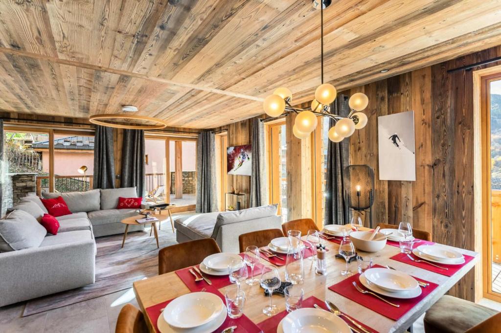 Chalet Du Col De La Lune - Appartement neuf dans un chalet au centre de St Martin de Belleville MAE-0804, Saint-Martin-de-Belleville