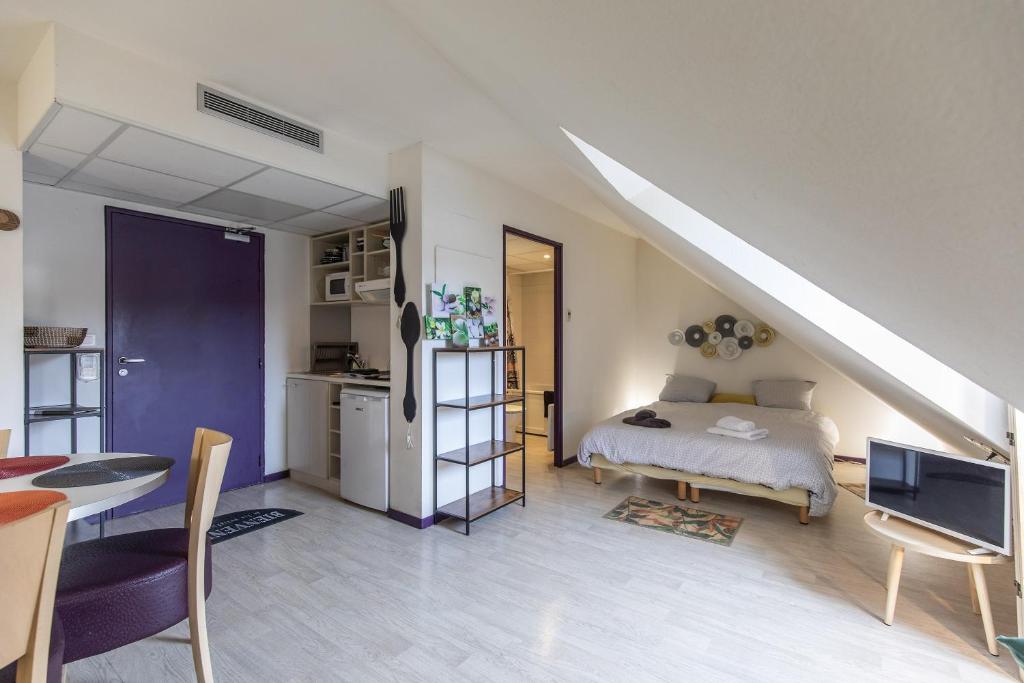 TITHOME 3 - Grand studio bus gare centre ville sanctuaire, Lurdy