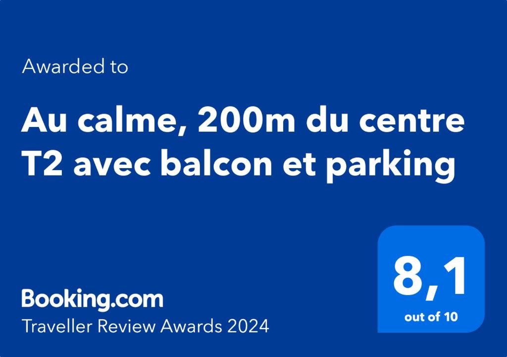 Au calme, 200m du centre T2 avec balcon et parking - 2