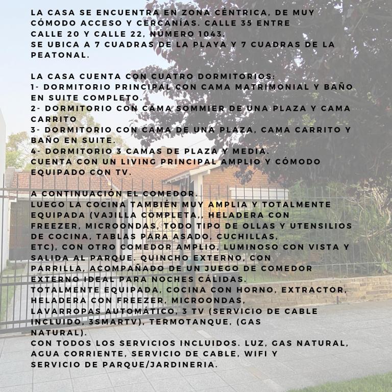 Chalet en Miramar (Calle 35 n°1043) - 2