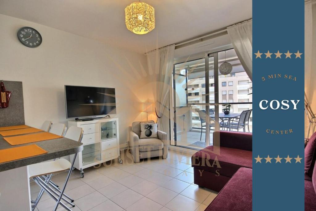 L'EDEN SQUARE Apartment for 4 By Sunset, Antibes