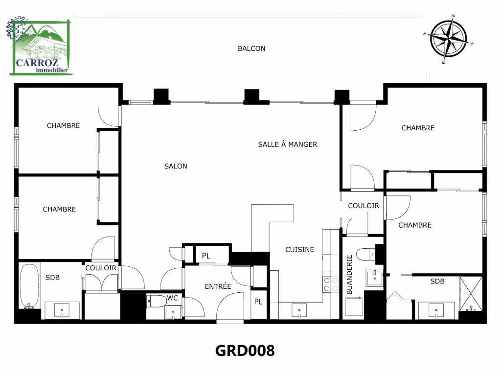 GRD108 - Appartement standing 8 pers pied de piste - 3