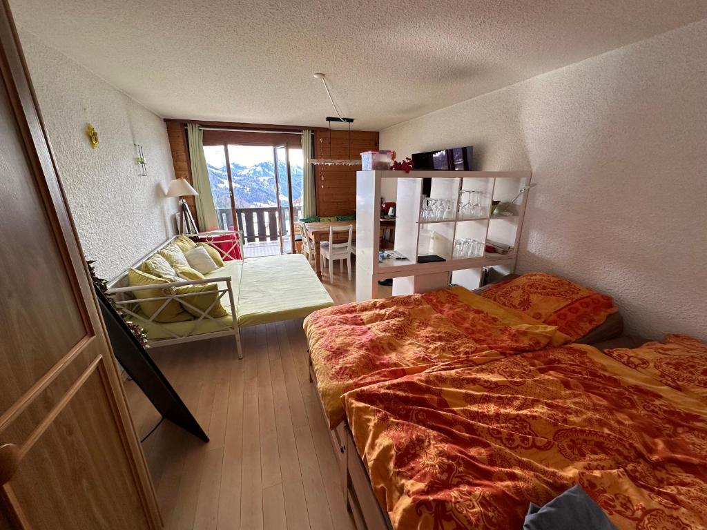 "Le Ptit Nid" studio avec vue à couper le souffle à Leysin ! - 3