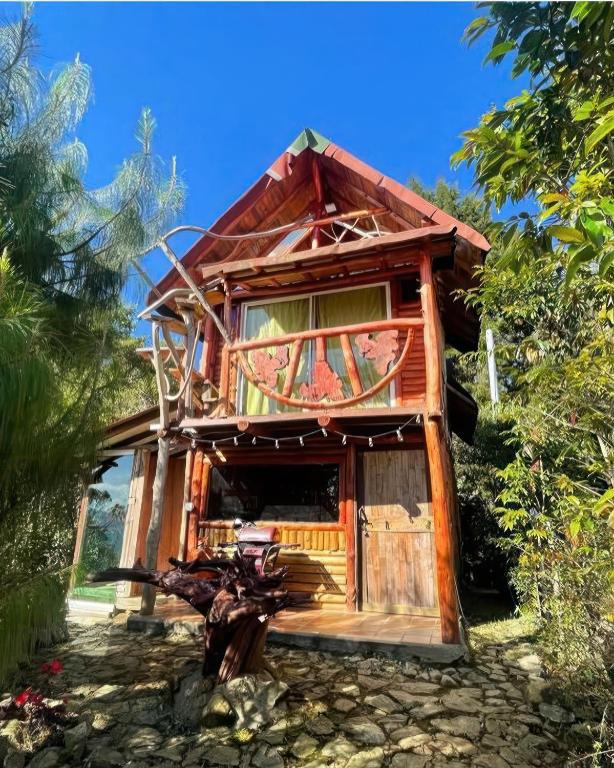 Cabaña Favor Divino con Barbacoa Fogata Hermosas vista - 1