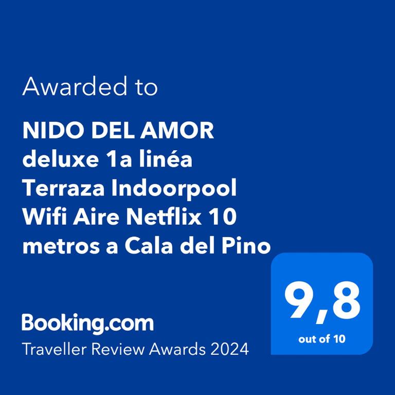 NIDO DEL AMOR deluxe 1a linéa Terraza Indoorpool Wifi Aire Netflix 10 metros a Cala del Pino - 5