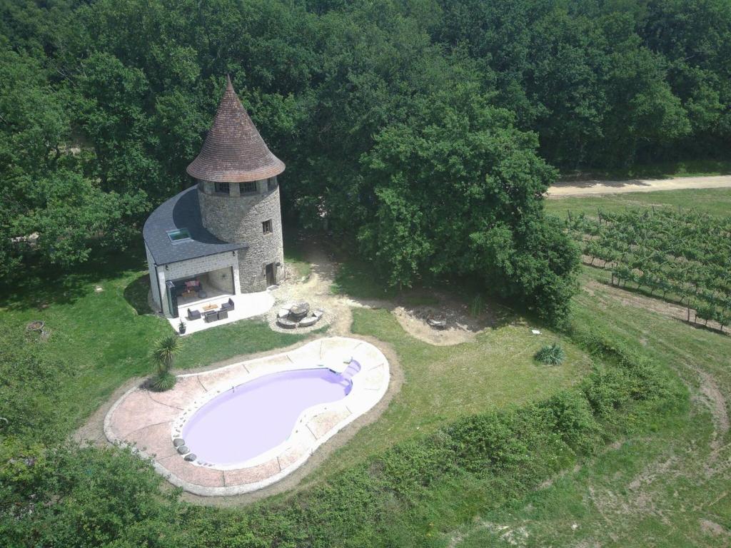 Secluded Vineyard Windmill, Le Puy