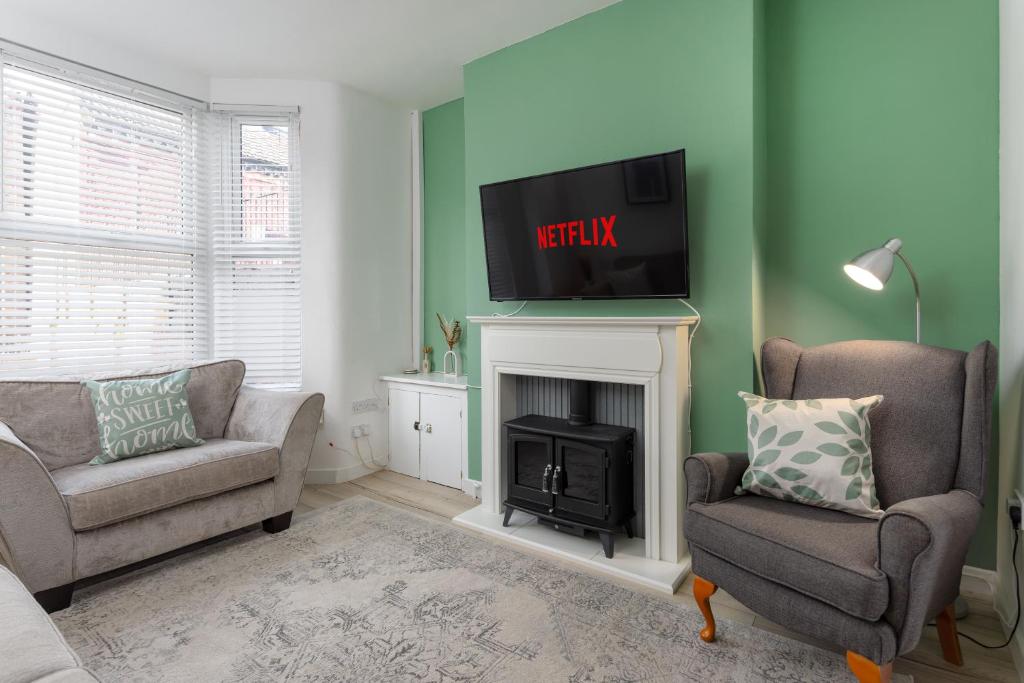 St Davids House - Air Host & Stay - 4 Bedrooms - Contractor Friendly, Liverpool