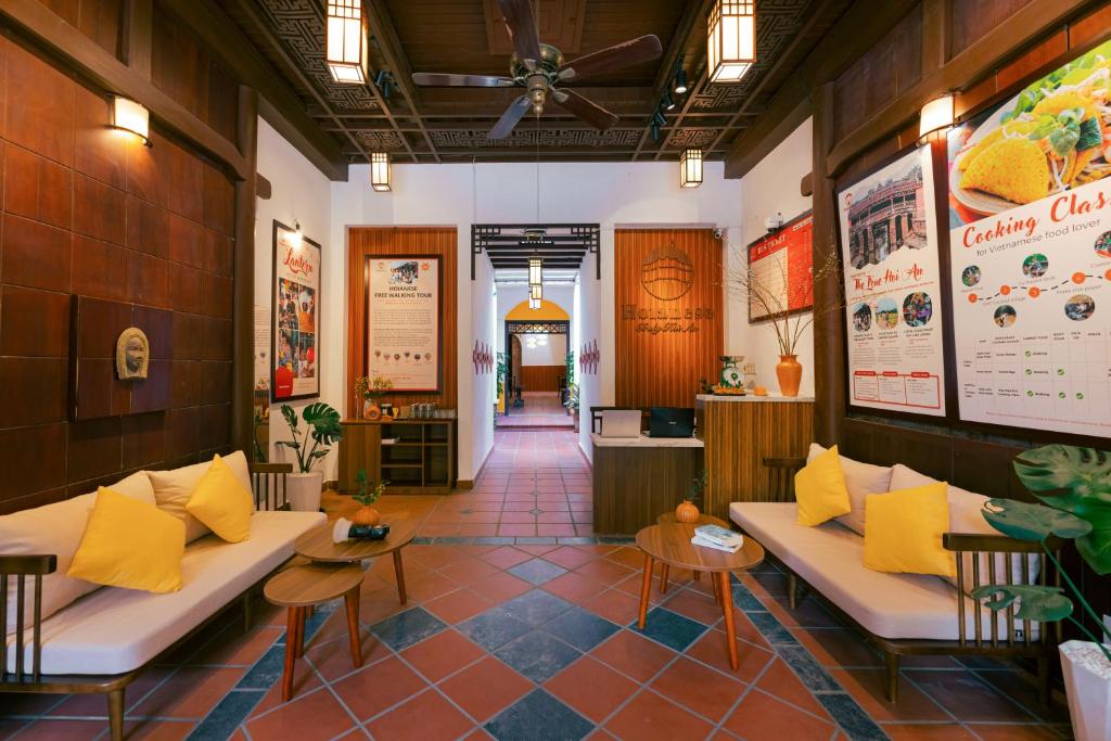 Lobby, Tribee Bana heritage hostel in Hoi An