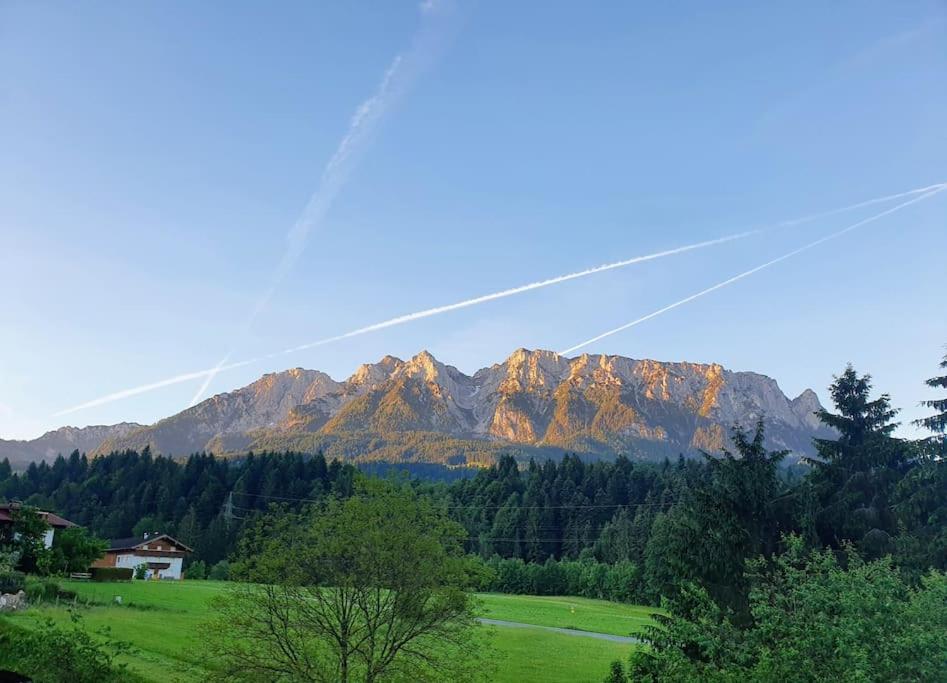 Gemütliche Wohnung mit Blick auf den Zahmen Kaiser, Niederndorferberg