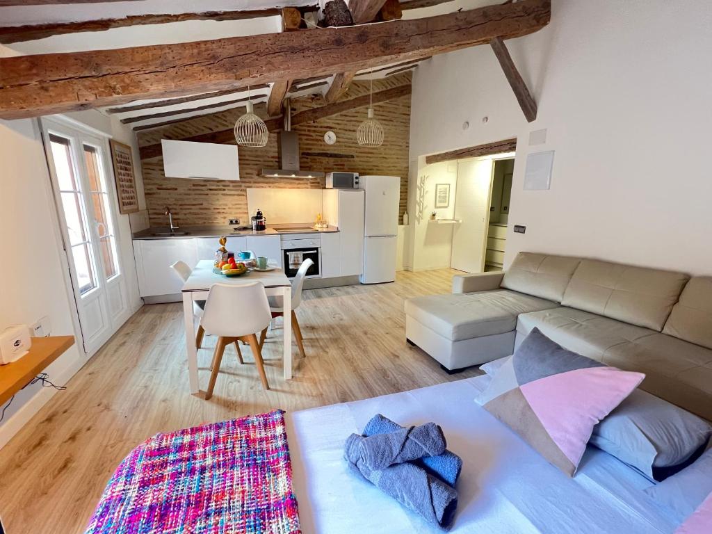 APARTAMENTO LOFT LAUREL coqueto con Aire ac by Apartamentos Logrono org - 2