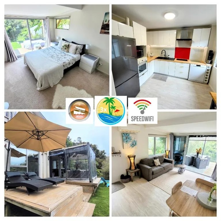 Garden Bliss & Bird Sanctuary in Paihia Estuary，位于派西亚的酒店