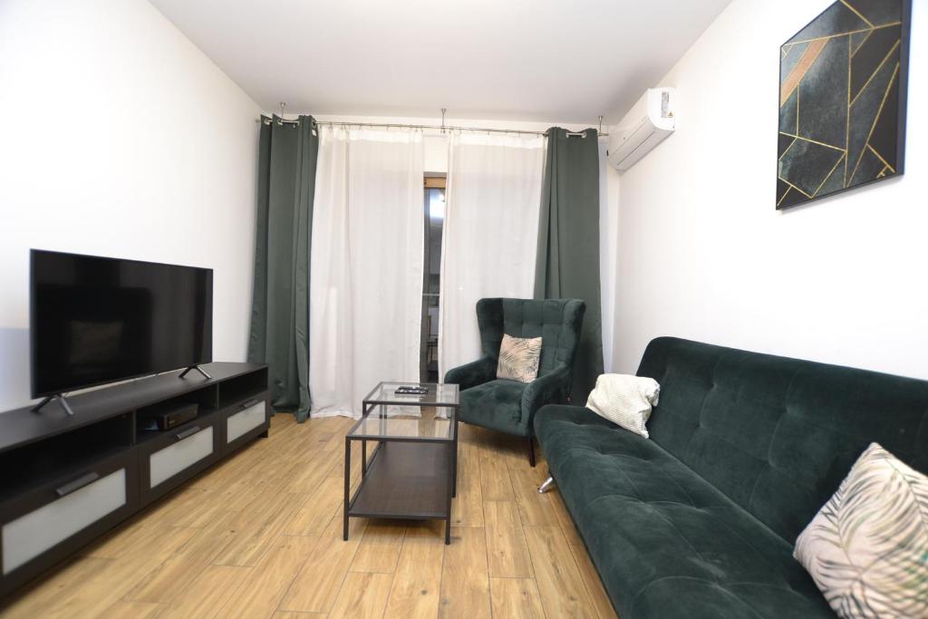 Apartament SZMARAGDOWY z garażem Centrum Gliwic-Klimatyzacja, Hlivice