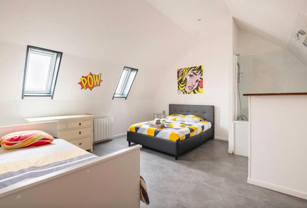 Chambre privee avec salle de bain dans la Maison Noble de la Taule du Luc 전경