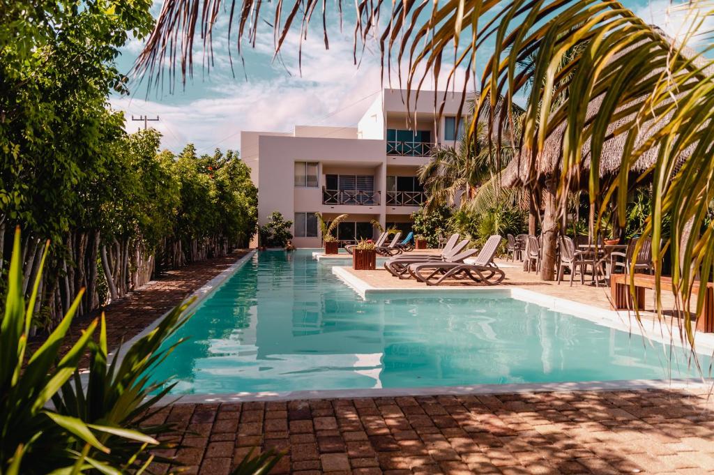 78796 Cozy unit by the Pool, Fiber Optic, 70m to Ocean, Progreso