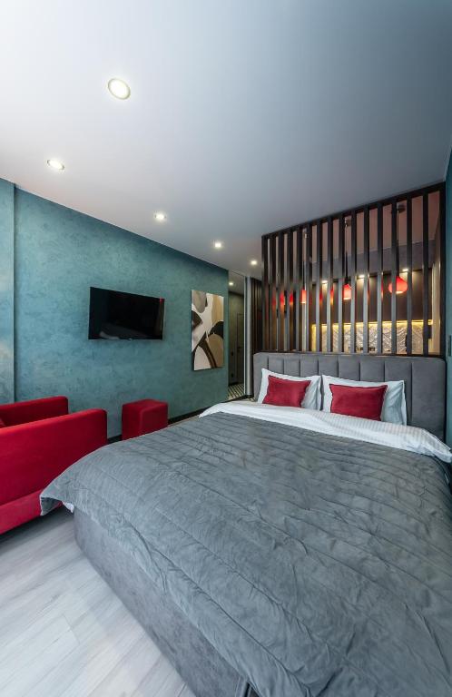 Видові апартаменти на Дніпро від MYFREEDOM, Kyjev