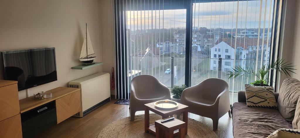 Le char à voile, De Panne