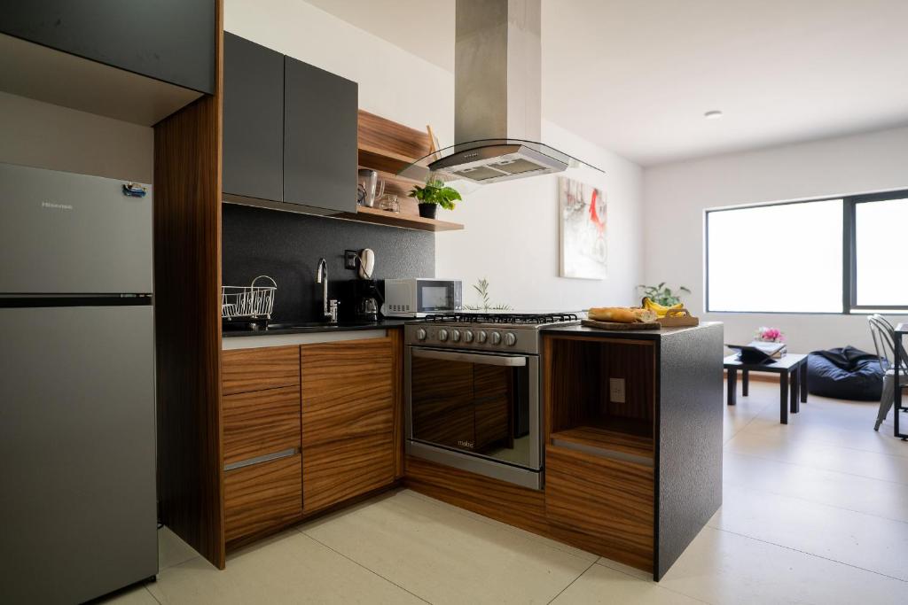 Departamento Corazón de Guadalajara, 4 camas, Rooftop, Wifi - 3