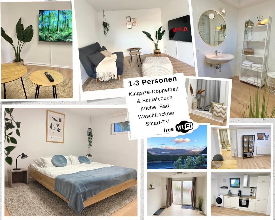 75qm mit eigenem Bad, Küche, Wohn- u Schlafzimmer