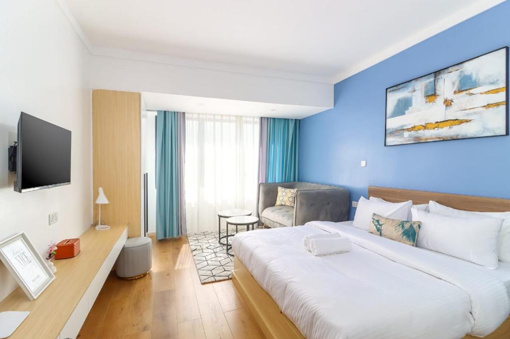 Studio with Pool&Gym Upperhill, Nairobi