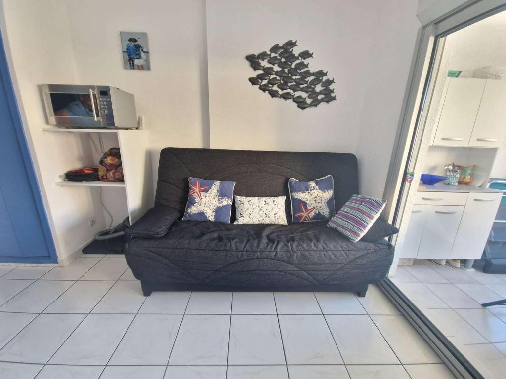 Studio cabine avec piscine et parking à Marseillan - FR-1-326-607 - 5