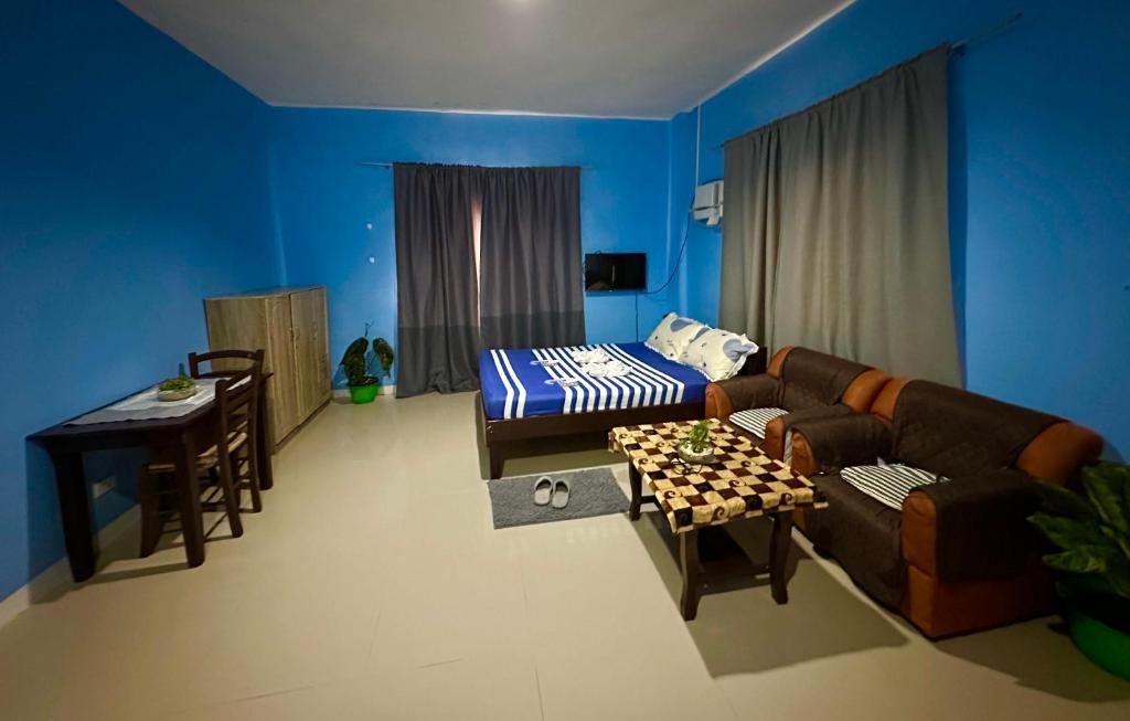 편안한 침실 공간