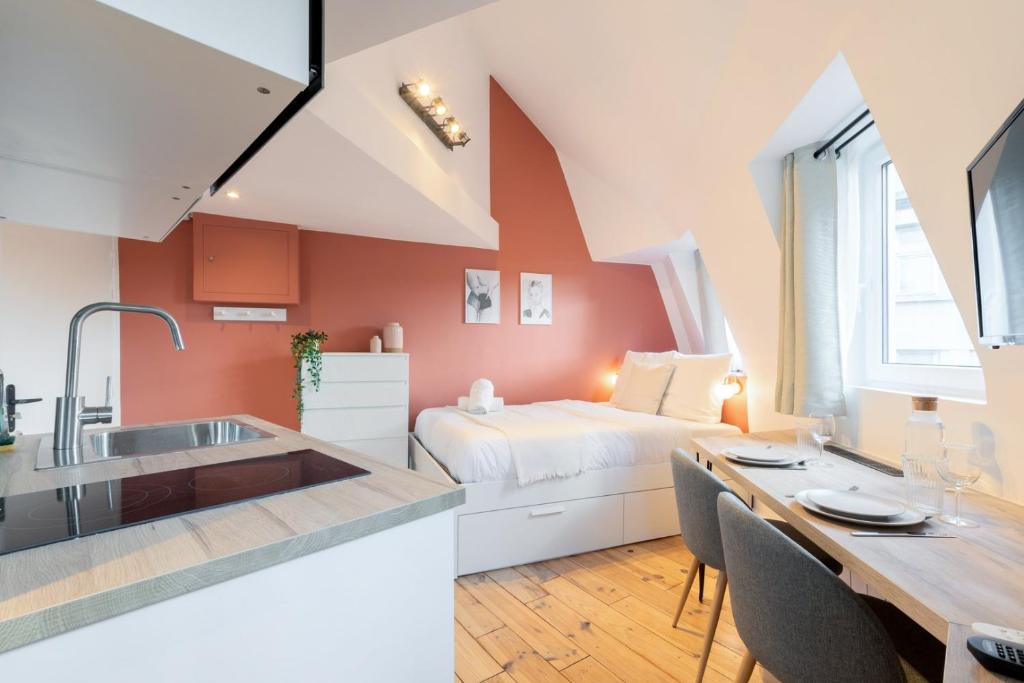 Lille center equipped studio - 2