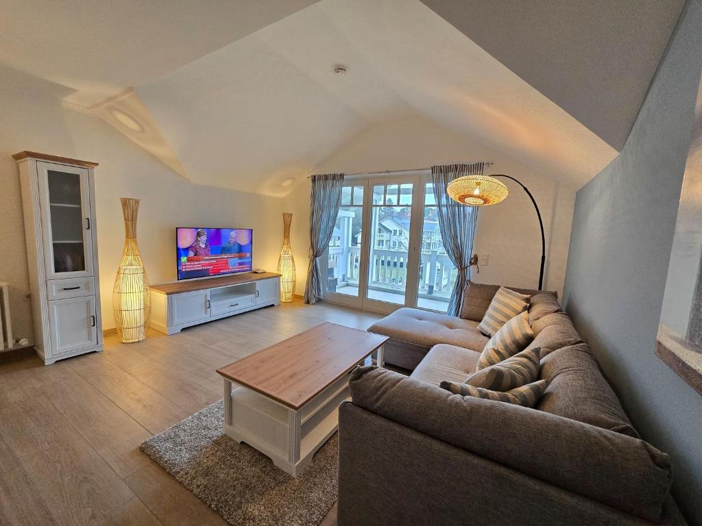 Dünenpark Binz - Klassik Ferienwohnung mit 1 Schlafzimmer und Balkon im Dachgeschoss 184, Binz