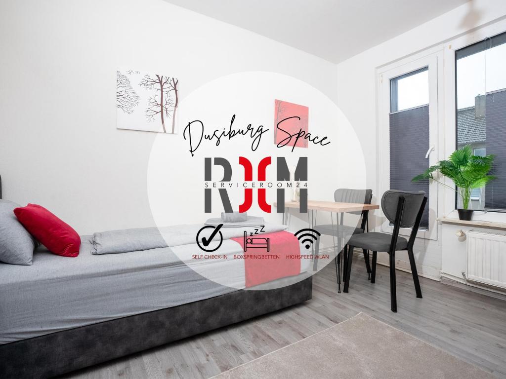 Livemore24 - Space in Duisburg WLAN - Smart-TV - 24-7 Check-in und Küche, Duisburg