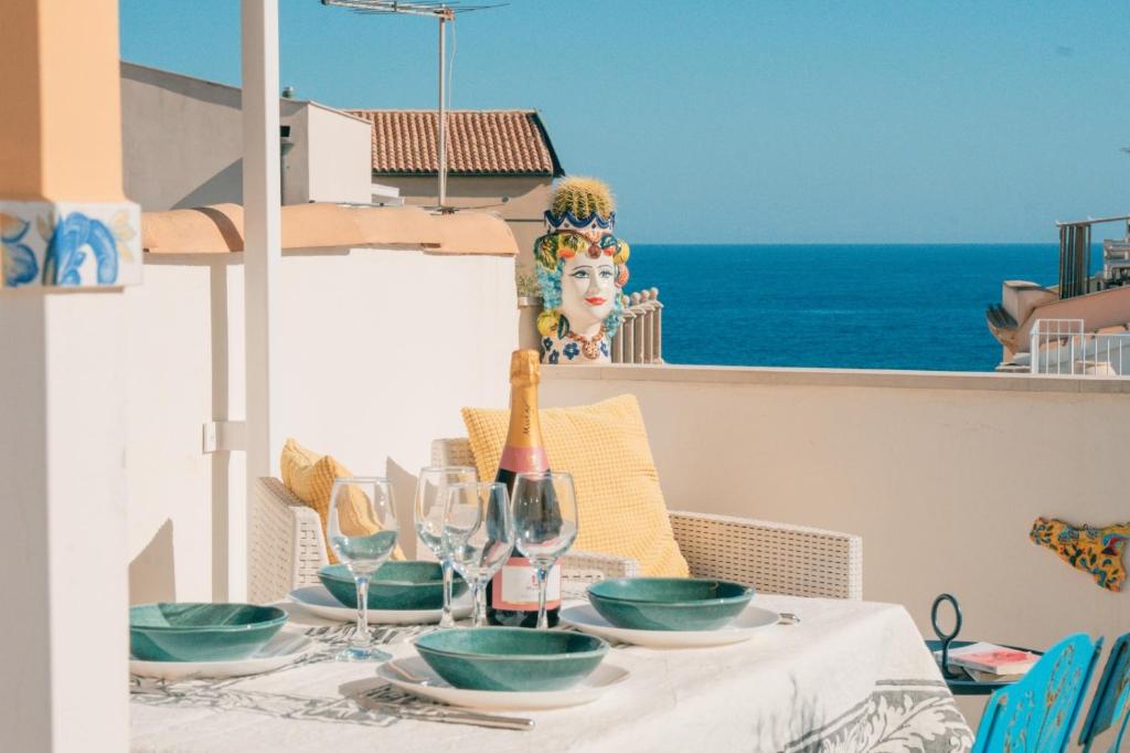 Mare in vista Ortigia, Syrakusy