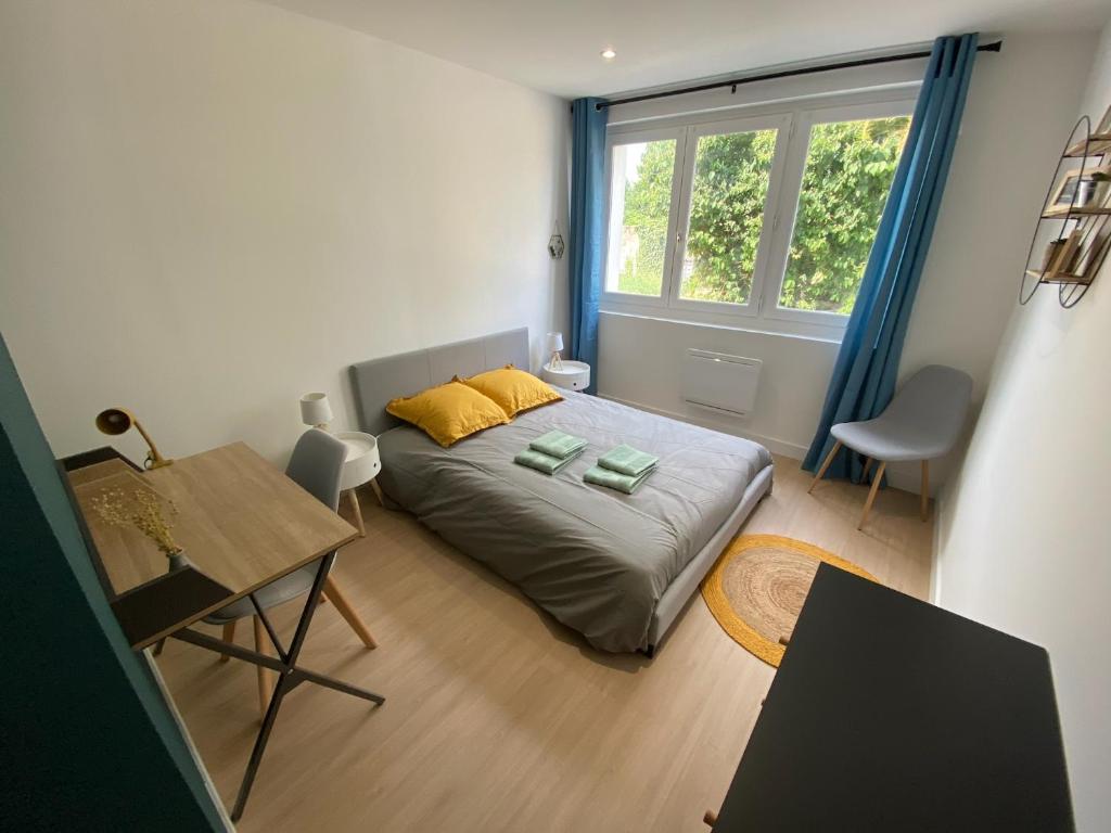 T2 fonctionnel & confortable en RdC sur cour calme, Saint-Florentin