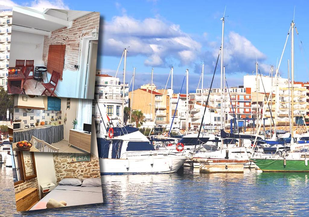 Piso rustico con patio cerca del puerto, L'Ampolla