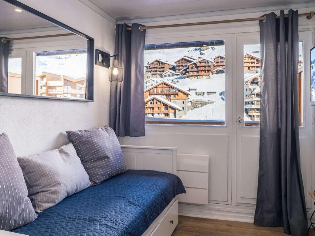 Appartement rénové 18m², Val Thorens - 2 pers, balcon, proche pistes - FR-1-637-77 - 2