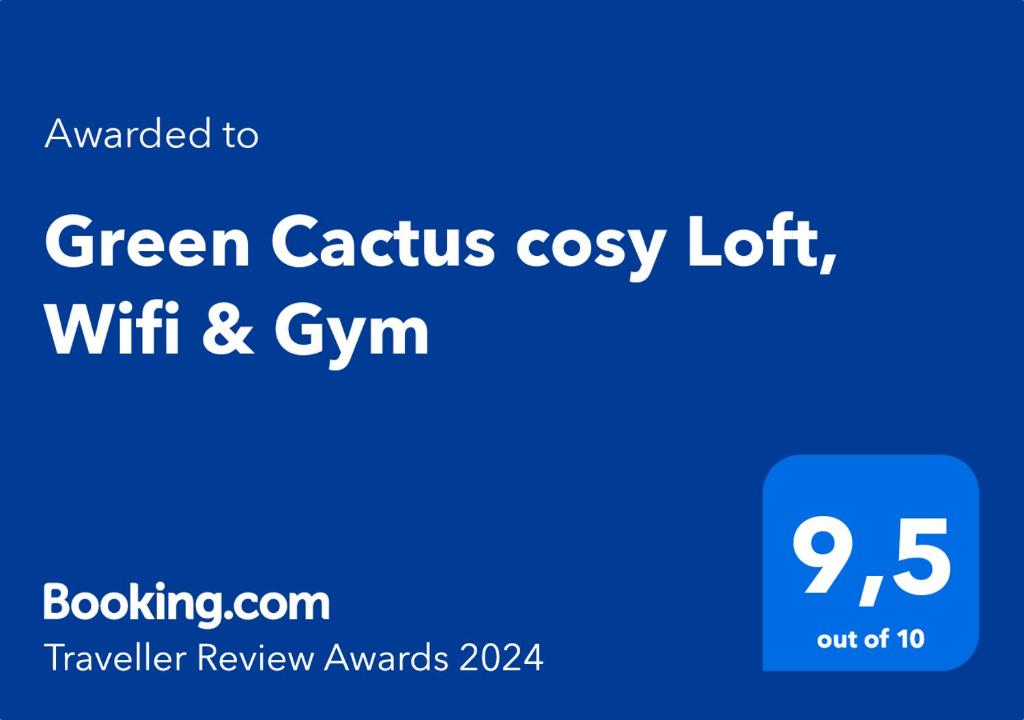 Green Cactus cosy Loft, Wifi & Gym - 2
