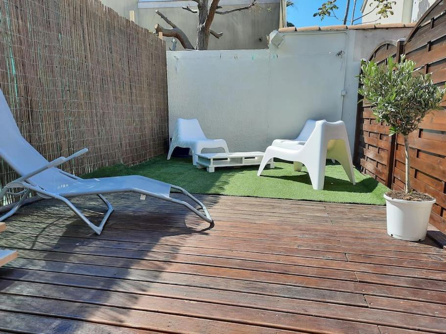 Carnon plage 3min de la mer! Villa 5 pers Terrasse - 1