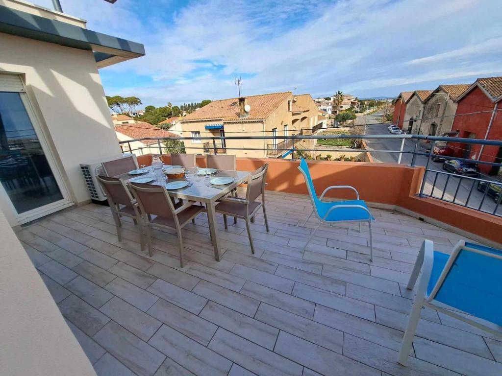 Appartement 3 pièces climatisé avec terrasse à Marseillan, parking privé, proche des commodités - FR-1-326-806 - 2