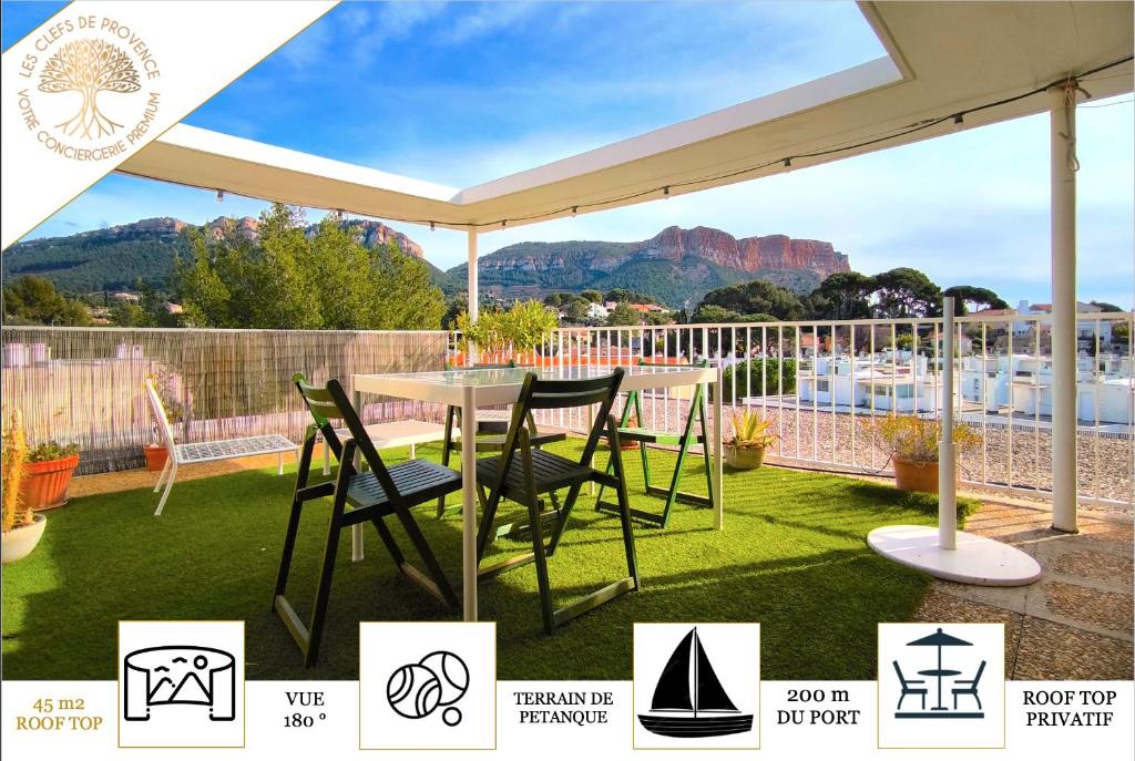 SUNSET GARDEN - Roof Top 45 m2 Vue Mer / Cap Canaille, Cassis