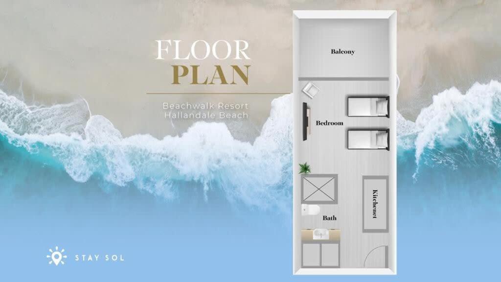 Modern Resort - Apartment with Balcony, Pool and Gym, Hallandale Beach