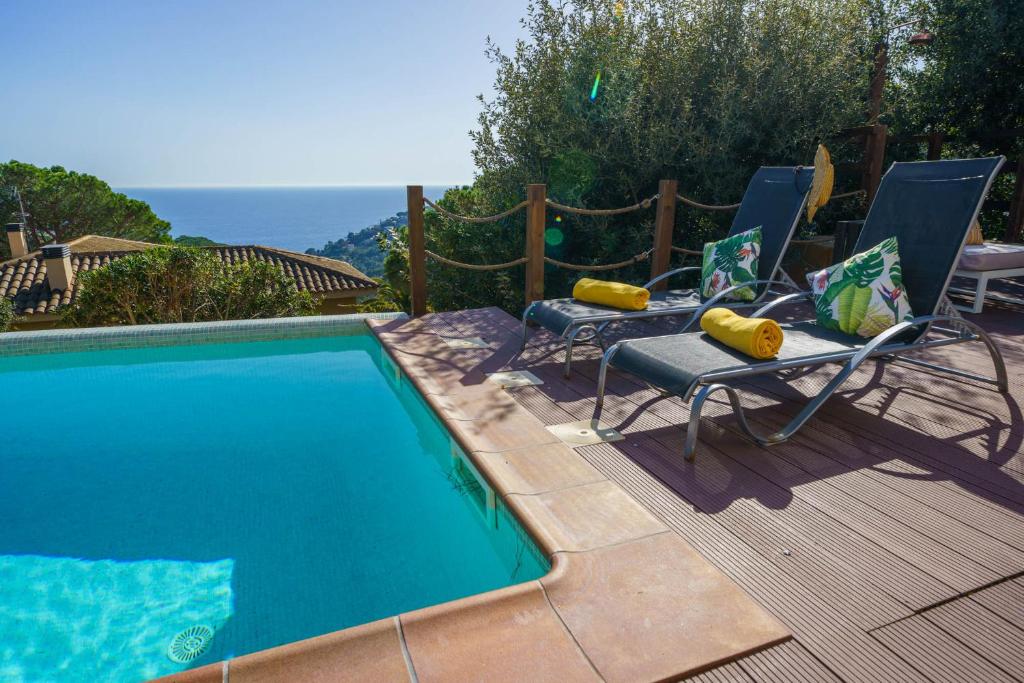 Villa Sea Breeze Vista Mar Piscina Privada Aire Acondicionado - 5