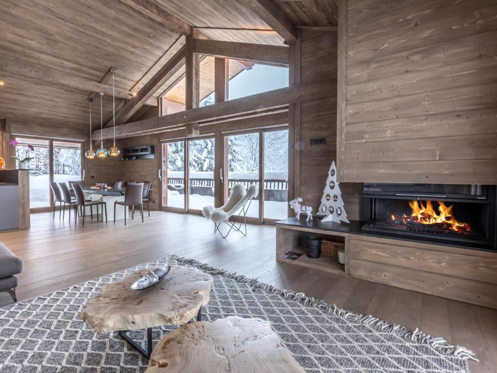 Chalet 5* calme, cocon raffiné, 12 pers, vue montagne, WIFI, garage - FR-1-304-211, La Clusaz