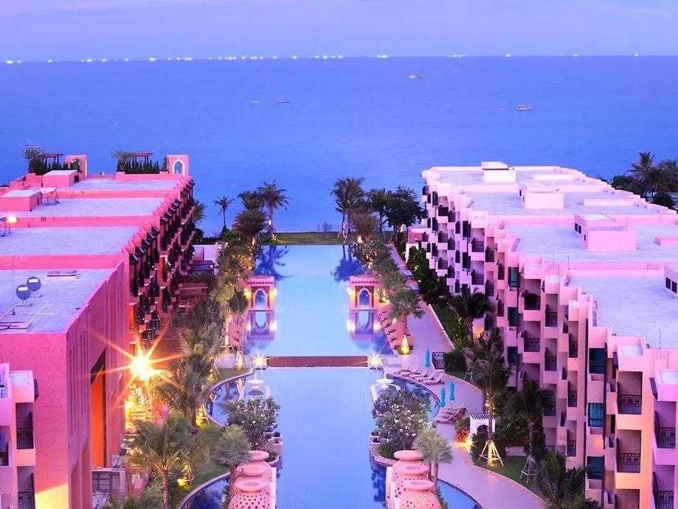 후아힌 비치프런트의 아파트먼트 54m² 침실 1개 프라이빗 욕실 1개 Marrakesh Marakesh Hua Hin Condo 전경