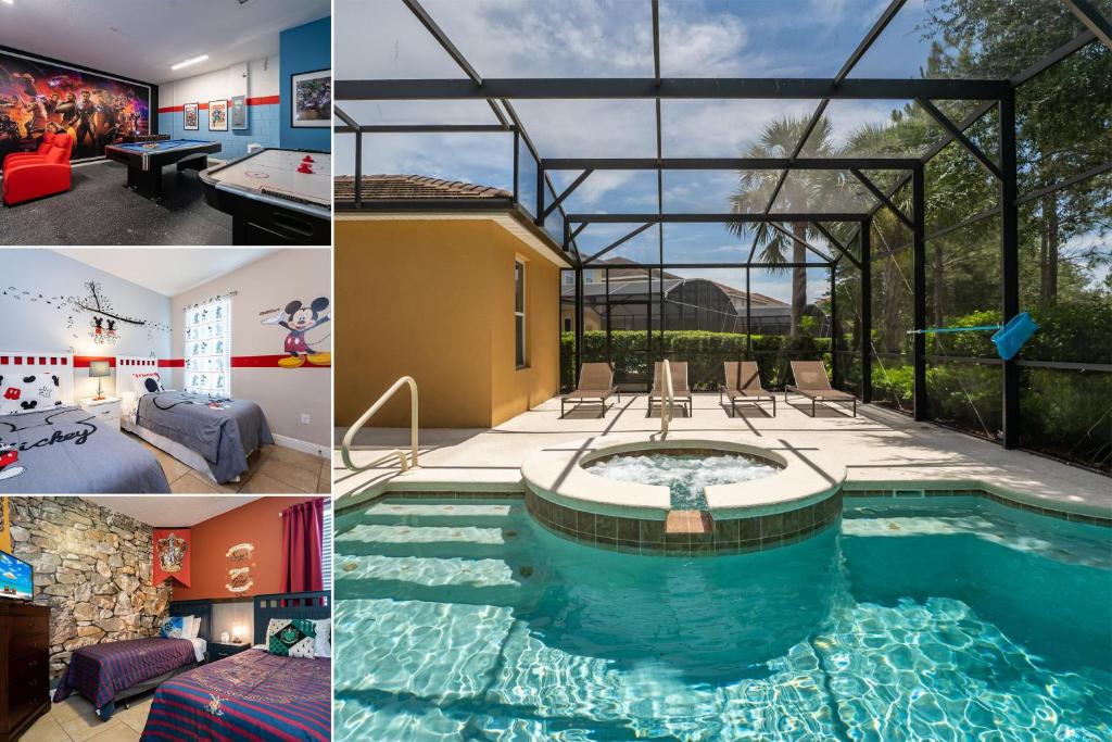 Solterra Home with Themed Rooms, Private Pool and Resort Amenities, Davenport