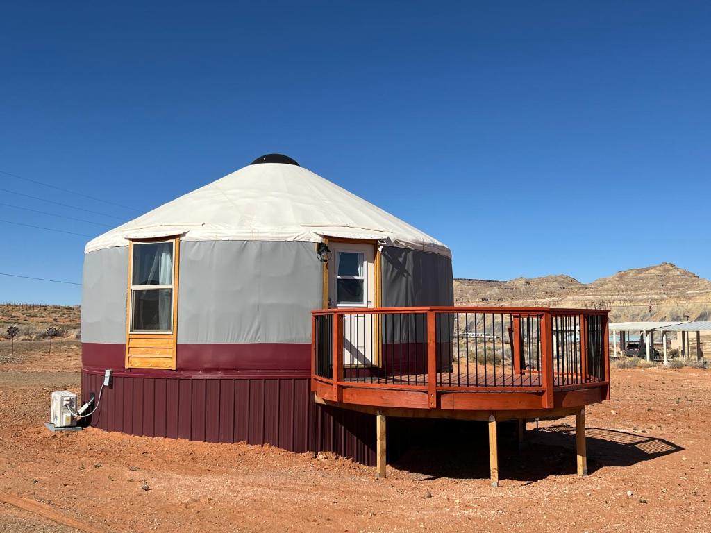 The Lotus Yurt at Nomad Yurts, Lake Powell, Big Water