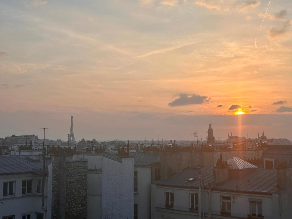 Appartement sur les toits de Paris vue Tour Eiffel 4 chambres - 5