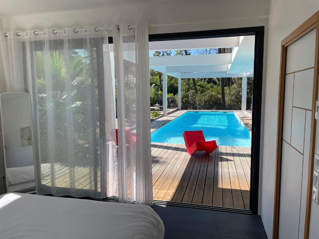 Villa CALIFORNIA Piscine chauffée 14x4m Moulleau Abatilles 10 pers - 4