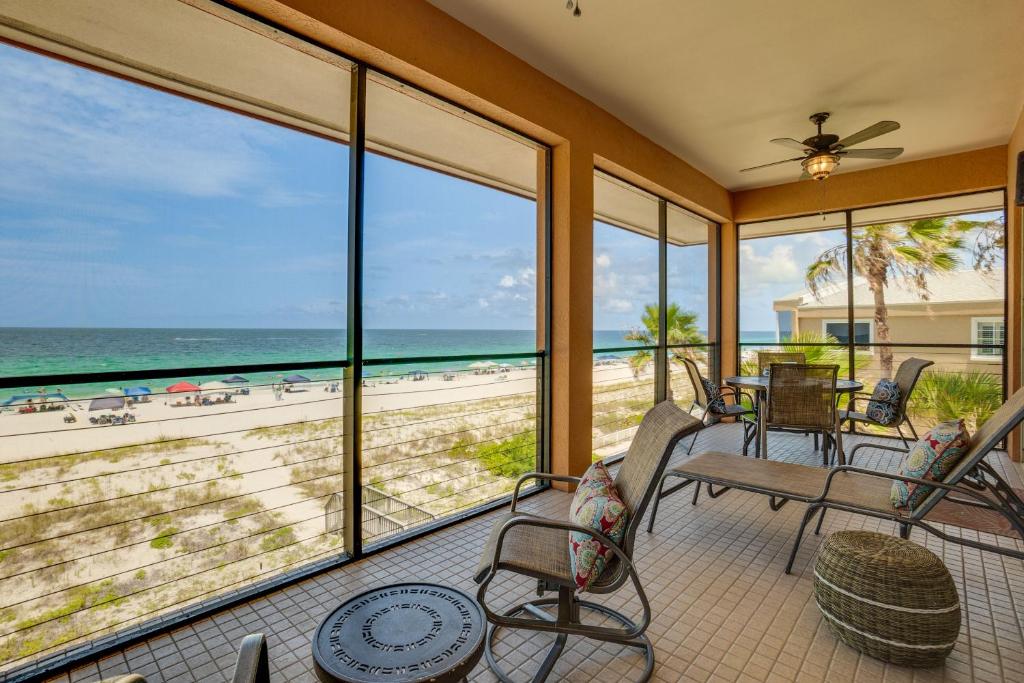 The View, offers panoramic gulf and beach and sunset views, Bradenton Beach