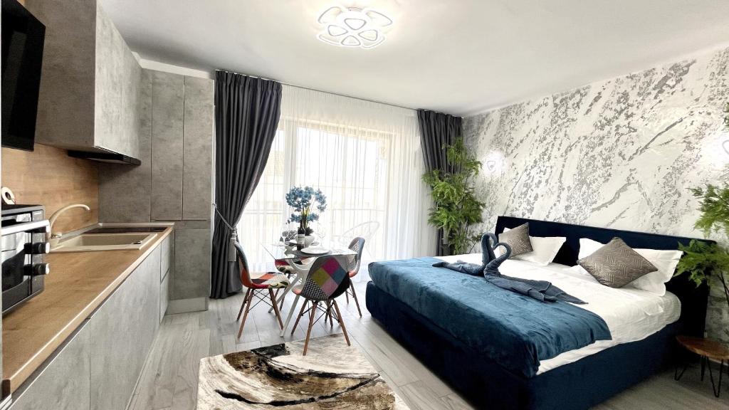 Cosmopolitan - Studio pe plaja cu vedere la mare & loc parcare gratis, Mamaia Nord – Năvodari